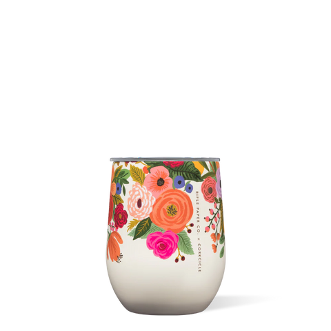 Corkcicle Rifle Paper Co. 12 oz Stemless Tumbler -Garden Party