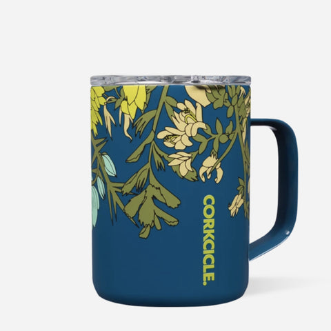 Corkcicle 16 oz Mug- Wildflower Blue