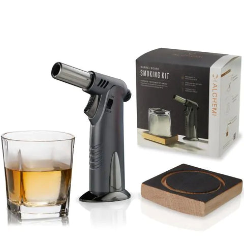 Viski 3-piece Alchemi Barrel Board Smoking Set