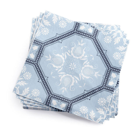 Le Jacquard Français- Hacienda Blue Paper Napkin