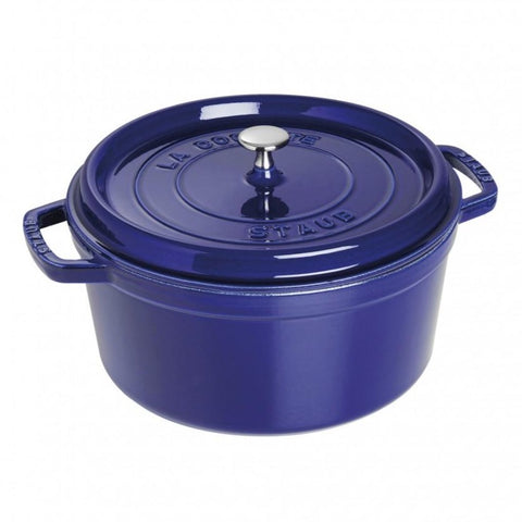 Staub 7 Qt Round Cocotte - Dark Blue (Promo)