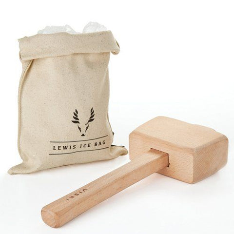 Viski- Lewis Ice Bag & Mallet