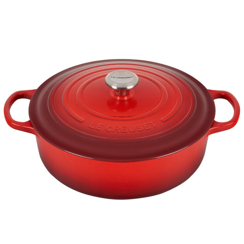 Le Creuset Wide 6.75 Qt Round Oven - Cerise (PROMO)