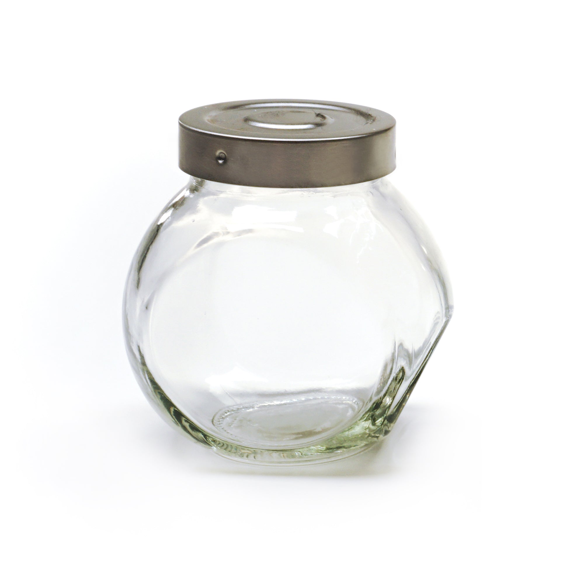 RSVP Kitchen Storage Collection - Glass Round Spice Jar - 3-Ounce