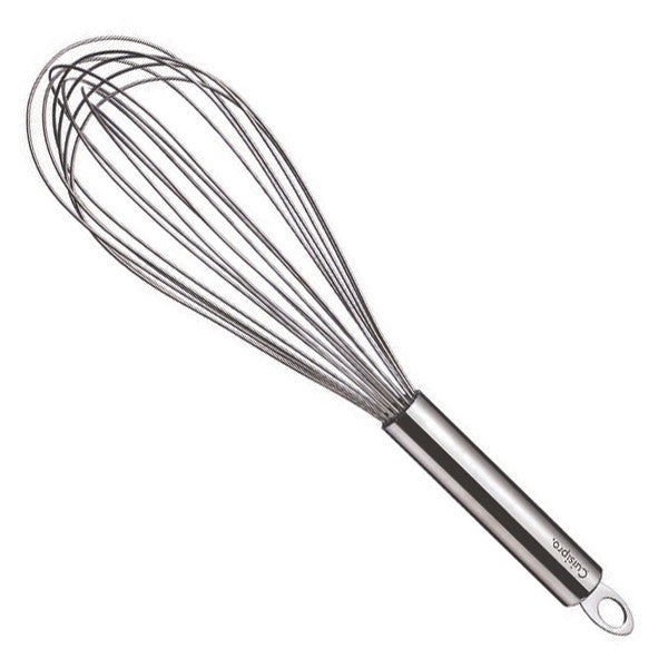 Stainless Steel Wire Balloon Whisk- 8 Sturdy Wires, 10-inch Food Mixer  Beater Heavy Duty Hanging Hook