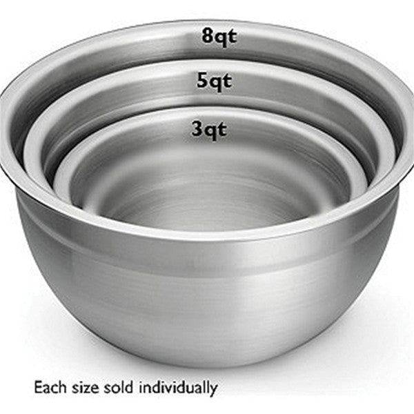 Gourmet 5 Qt. Stainless Steel Mixing Bowl