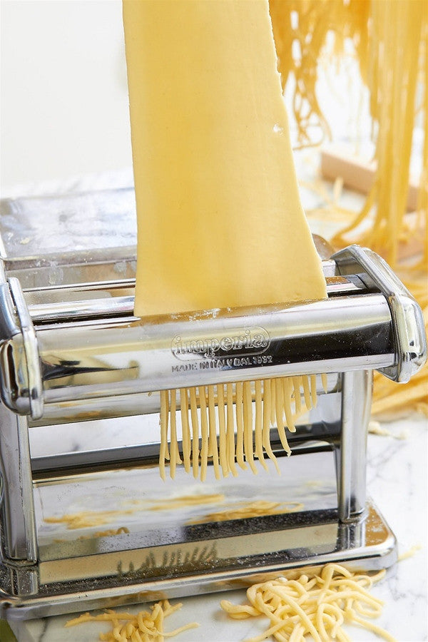 Imperia Pasta Maker Machine, Black, Made in Italy- Heavy Duty
